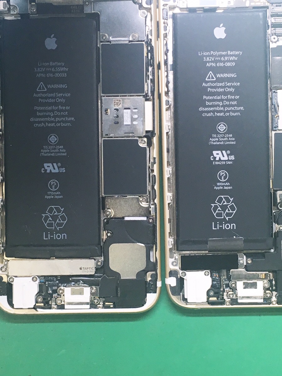 iPhone6フロントパネル交換修理 札幌市東区より 『あれ？何か違うなぁ・・・』